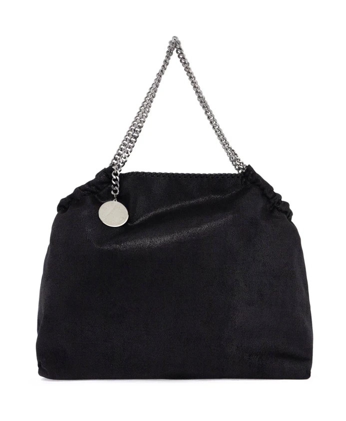 

Сумка-Тоут Falabella с бриллиантовой цепочкой Stella Mccartney, черный