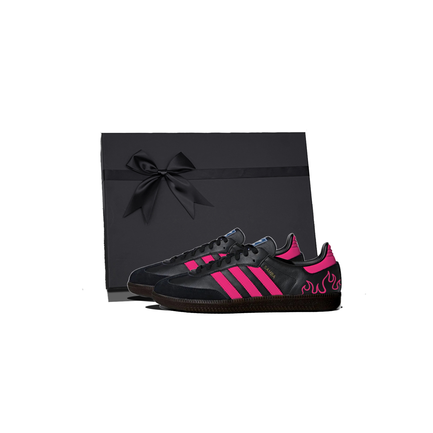 

Кроссовки adidas originals Samba Series Skateboarding Shoes Unisex Low-top Black/pink, розовый