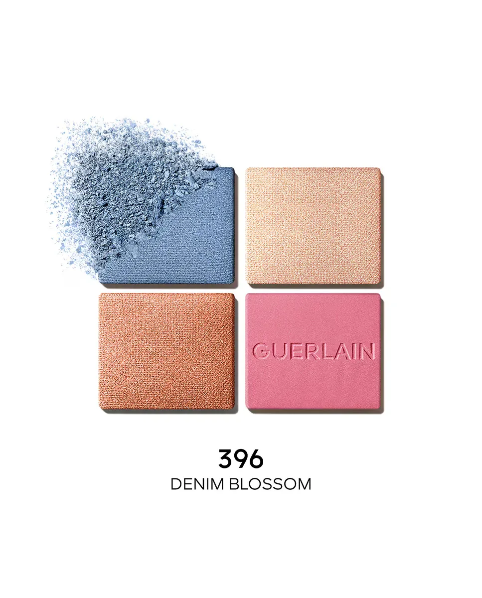 Ombres G Denim Blossom Тени для век в 4 оттенках Guerlain — фото 2