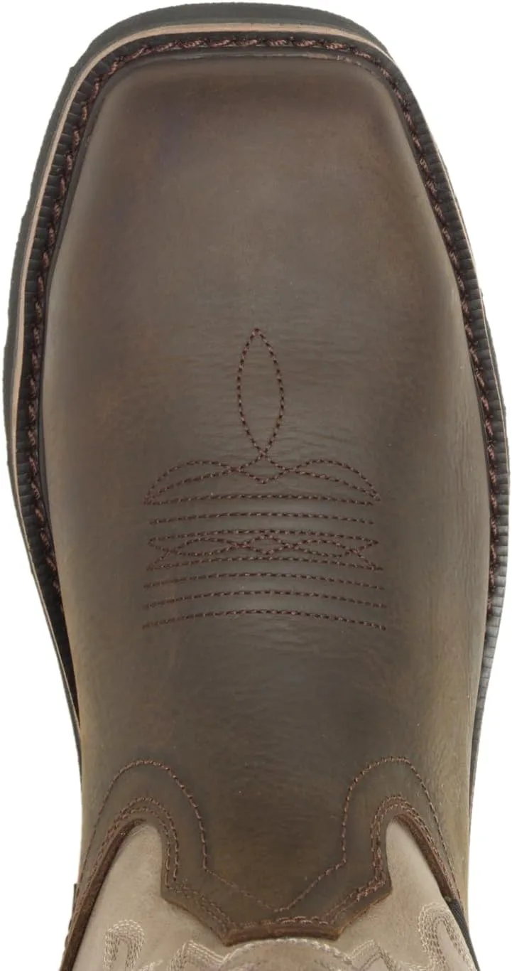 

Мужские ботинки Wolverine Rancher с квадратным носком, стальным носком и водонепроницаемые Wellington