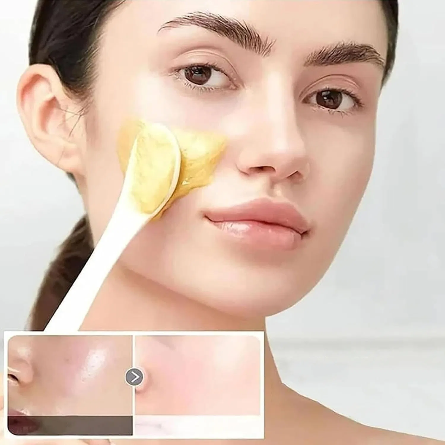 Маска для лица Yingqible — С золотой фольгой . % золото — фото 2