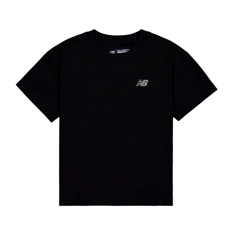 Детская футболка с круглым вырезом New Balance, BK