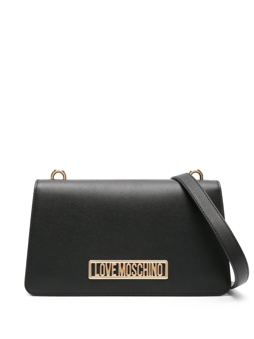 

Сумка на плечо с логотипом Love Moschino, черный