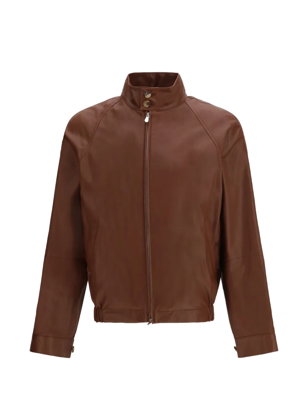 

Бомбер на молнии с рукавом-реглан Brunello Cucinelli, коричневый