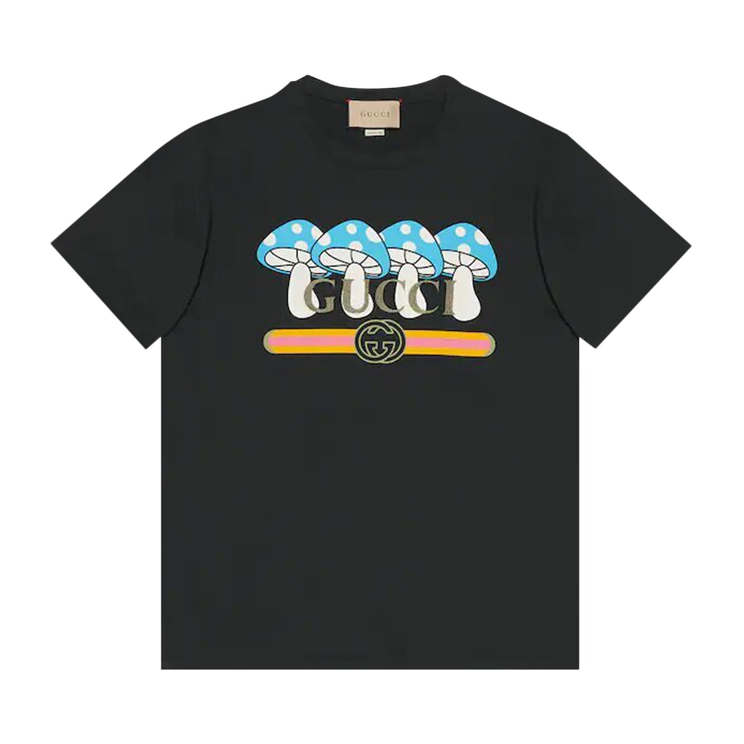 

Футболка Gucci из джерси, черная, Черный, Футболка Gucci из джерси, черная