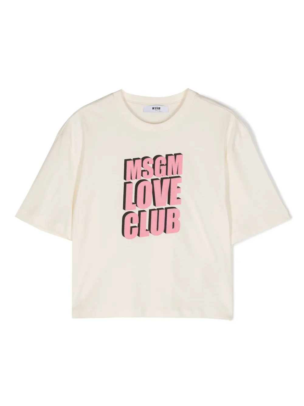 

Футболка с логотипом MSGM Kids, нейтральный