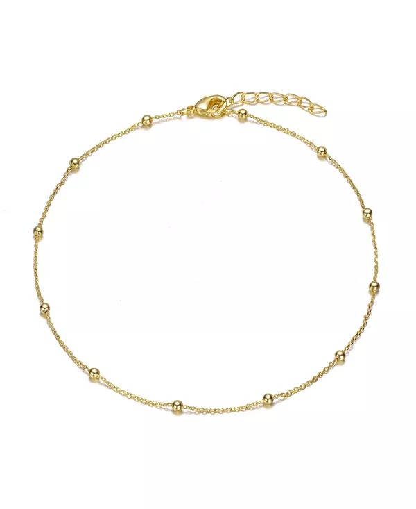 

Ожерелье из бисера, покрытое 14-каратным золотом Rachel Glauber, gold