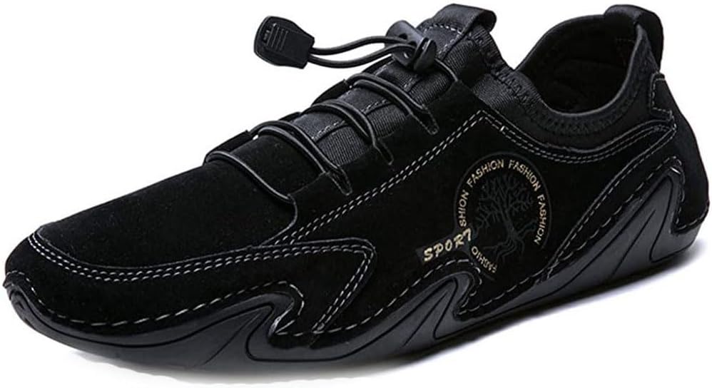 

Мужские повседневные лоферы слипоны, корабельные туфли, удобные, для улицы, работы, офиса, классические кроссовки, кожаные с шнуровкой мокасины Asifn, черный