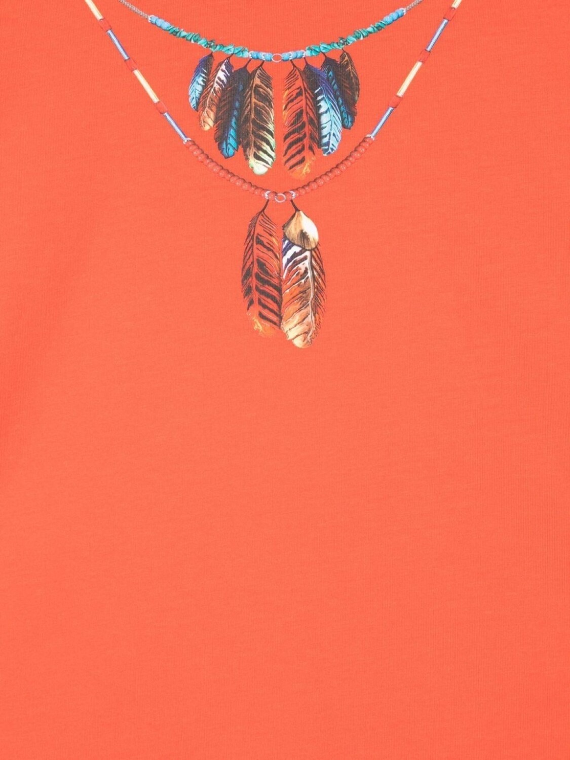 Marcelo Burlon County Of Milan Kids футболка с принтом, красный — фото 2