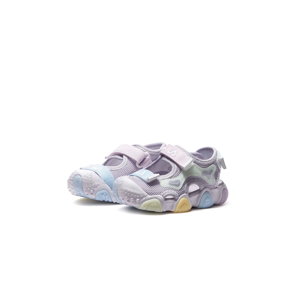 Детские сандалии SEASON FSW Fabric Lavender Blue/Frost Blue для младенцев и малышей FILA KIDS — фото 4