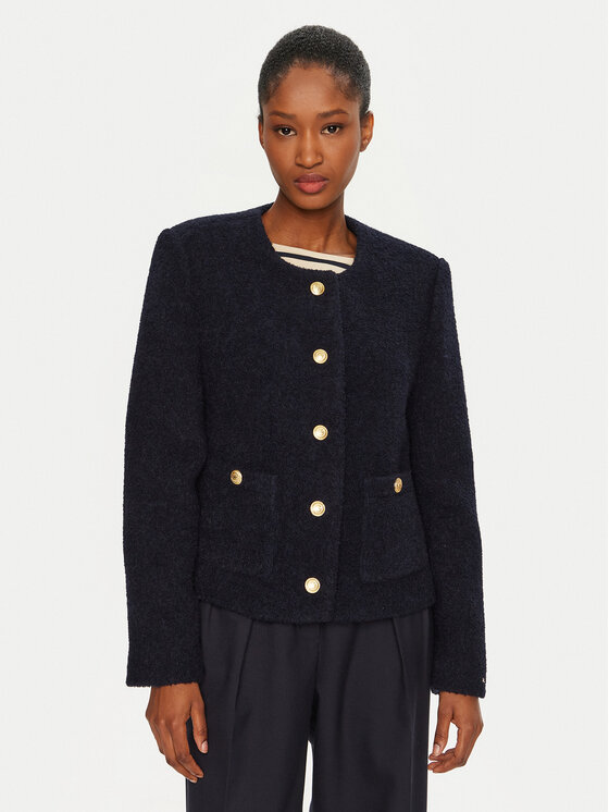 

Переходная куртка стандартного кроя WW0WW44340 Tommy Hilfiger, синий