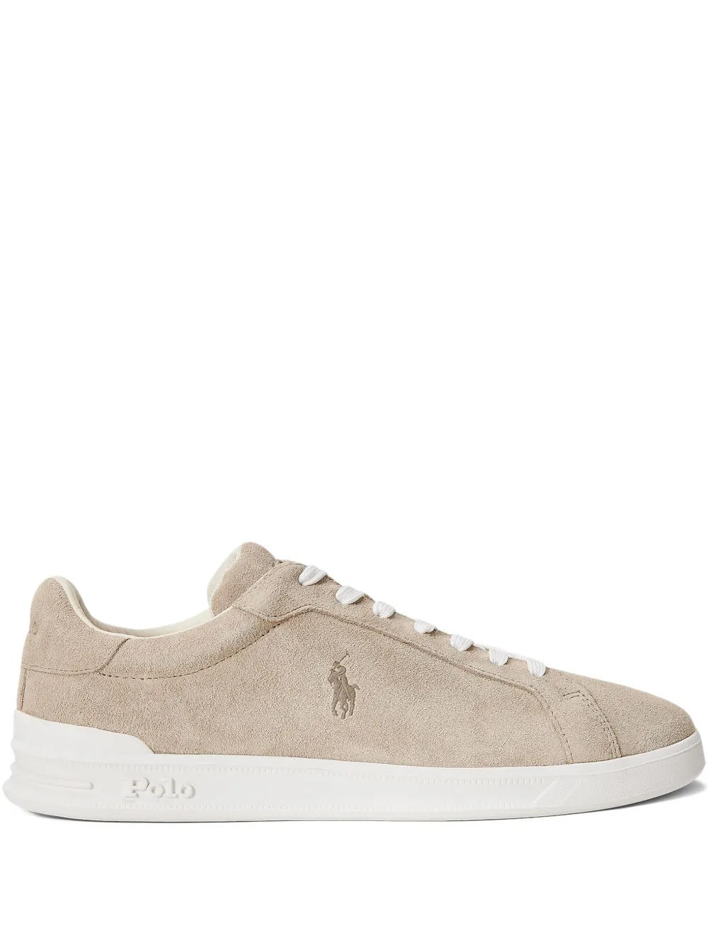 

Низкие замшевые кеды Heritage Court II POLO RALPH LAUREN, нейтральный