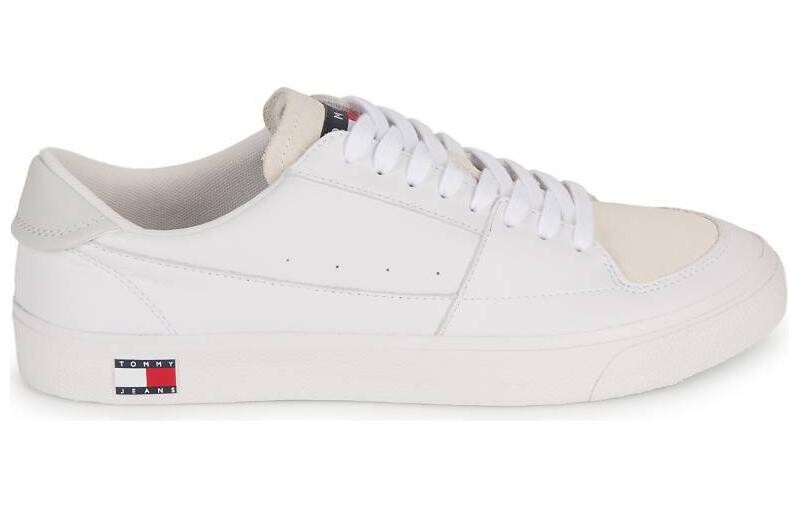 Кроссовки Tommy Hilfiger Skateboarding Shoes Men Low-top White, белый — фото 2