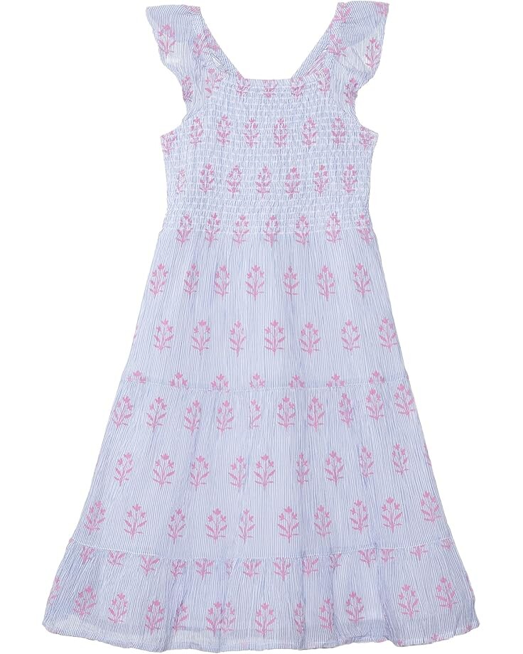 

Платье Hatley Kids Wildflower Seersucker Smocked Dress, белый