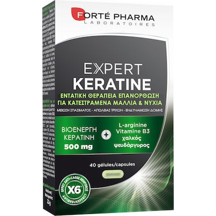 

Forte Pharma Expert Keratin 500 мг Пищевая добавка для сильных волос - 40 капсул Forté Pharma