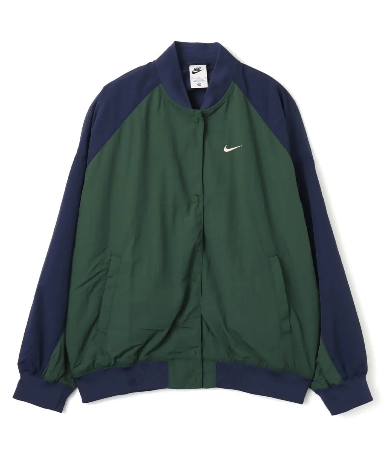 Куртка Nike Women's NSW Hybrid Varsity, зелёная