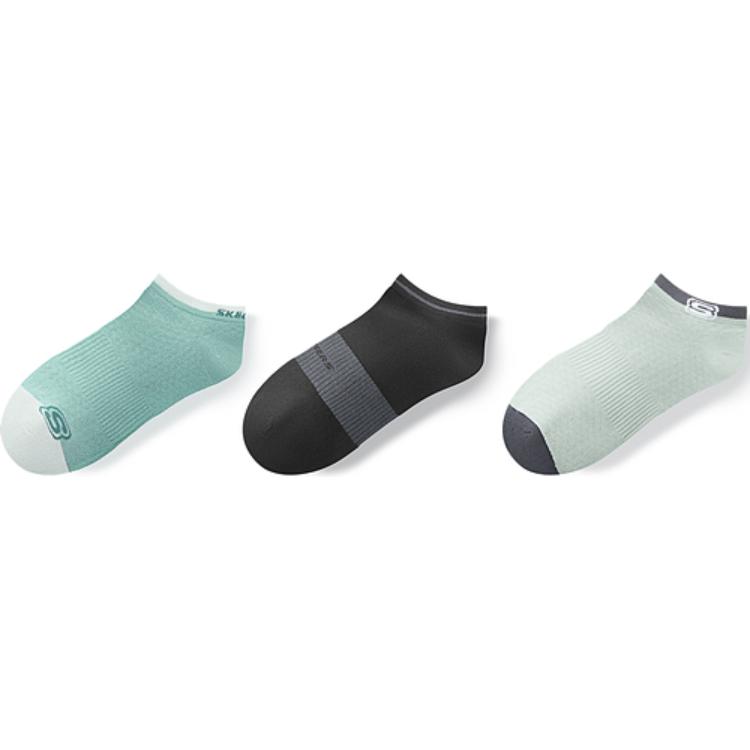 

Носки унисекс серии Sports Alliance, 3 пары Skechers, Black/Arctic Gray/Mineral Blue (3 Pack)