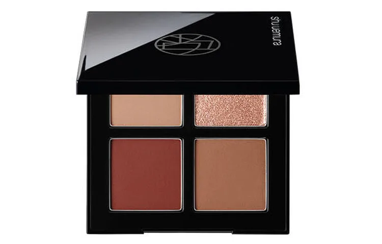 Shu Uemura Тени для век Master 3D Effect Multicolor, 4 цвета, легко растушевываются, стойкие, 1.4 г*4, #Morning Dew Rose — фото 4