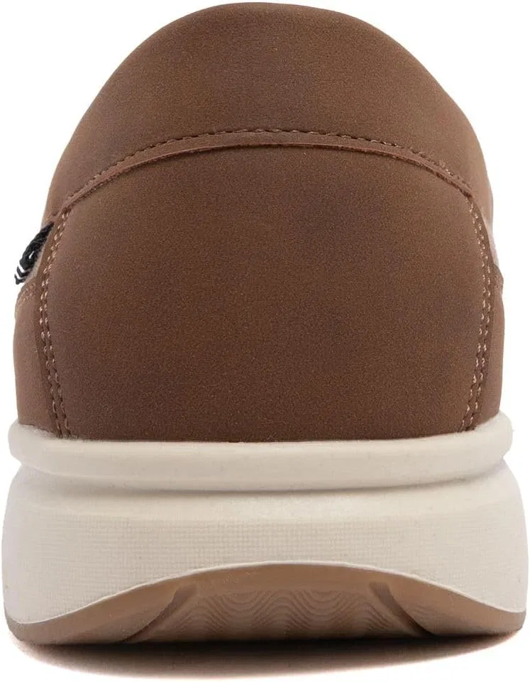 Туфли без шнурков Nautica Moccasin Deck Shoes, Brown-bidwell — фото 3