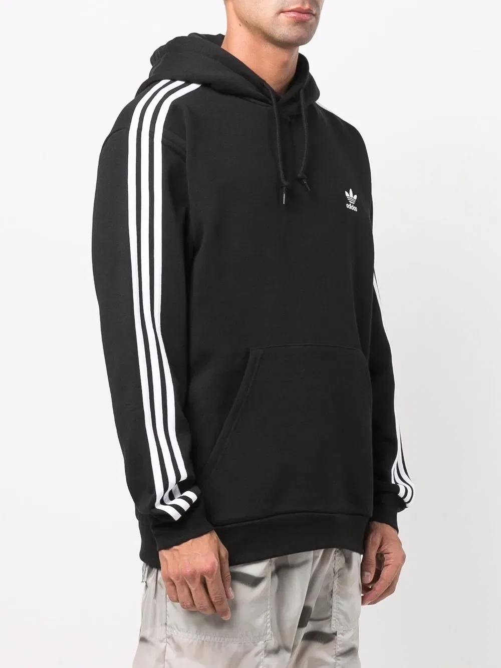 Худи Adicolor Classics с тремя полосками Adidas, черный — фото 3
