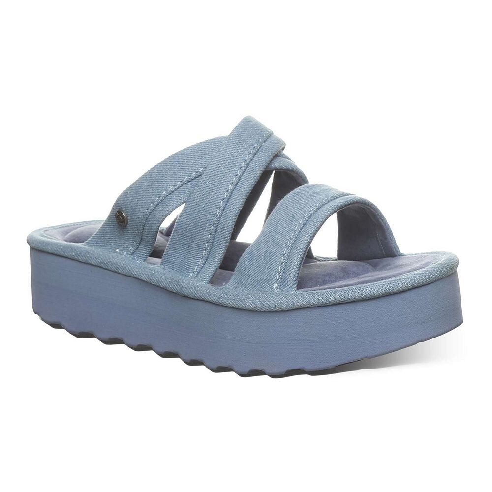 

Женские сандалии на платформе с ремешками Bearpaw Altitude, цвет Denim Blue