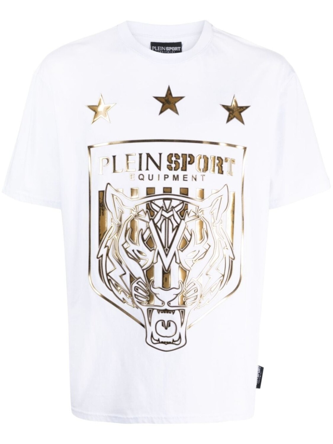 

Plein Sport футболка с принтом, белый