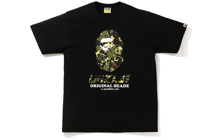 

BAPE UNKLE Футболка мужская A Bathing Ape, черный