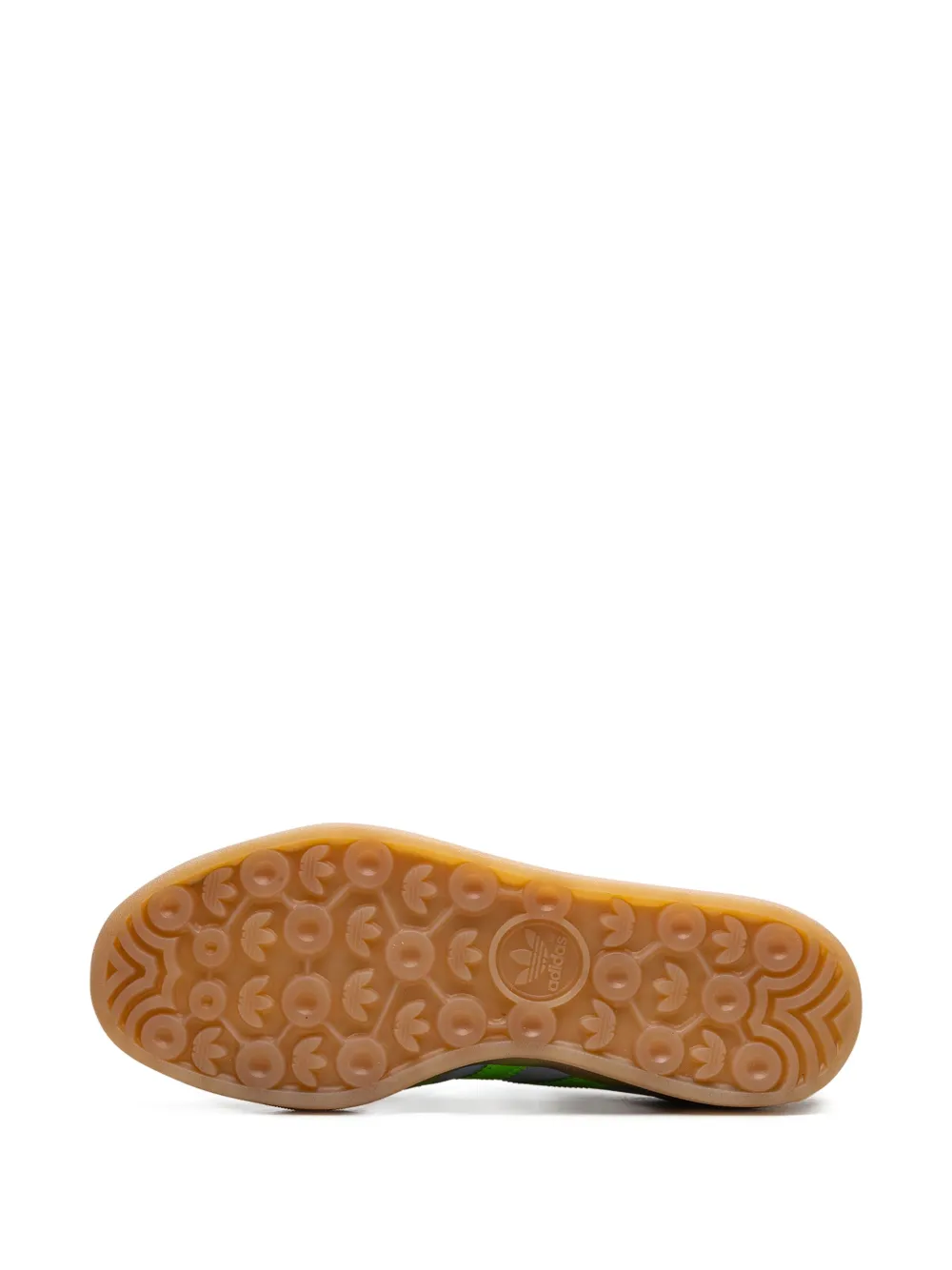 Кроссовки Gazelle Indoor Clear Sky/Solar Green Adidas, синий — фото 3