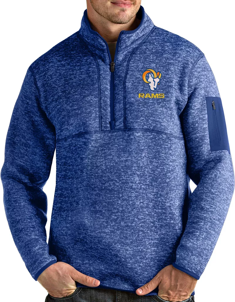 

Мужская пуловерная куртка Antigua Los Angeles Rams Royal Fortune