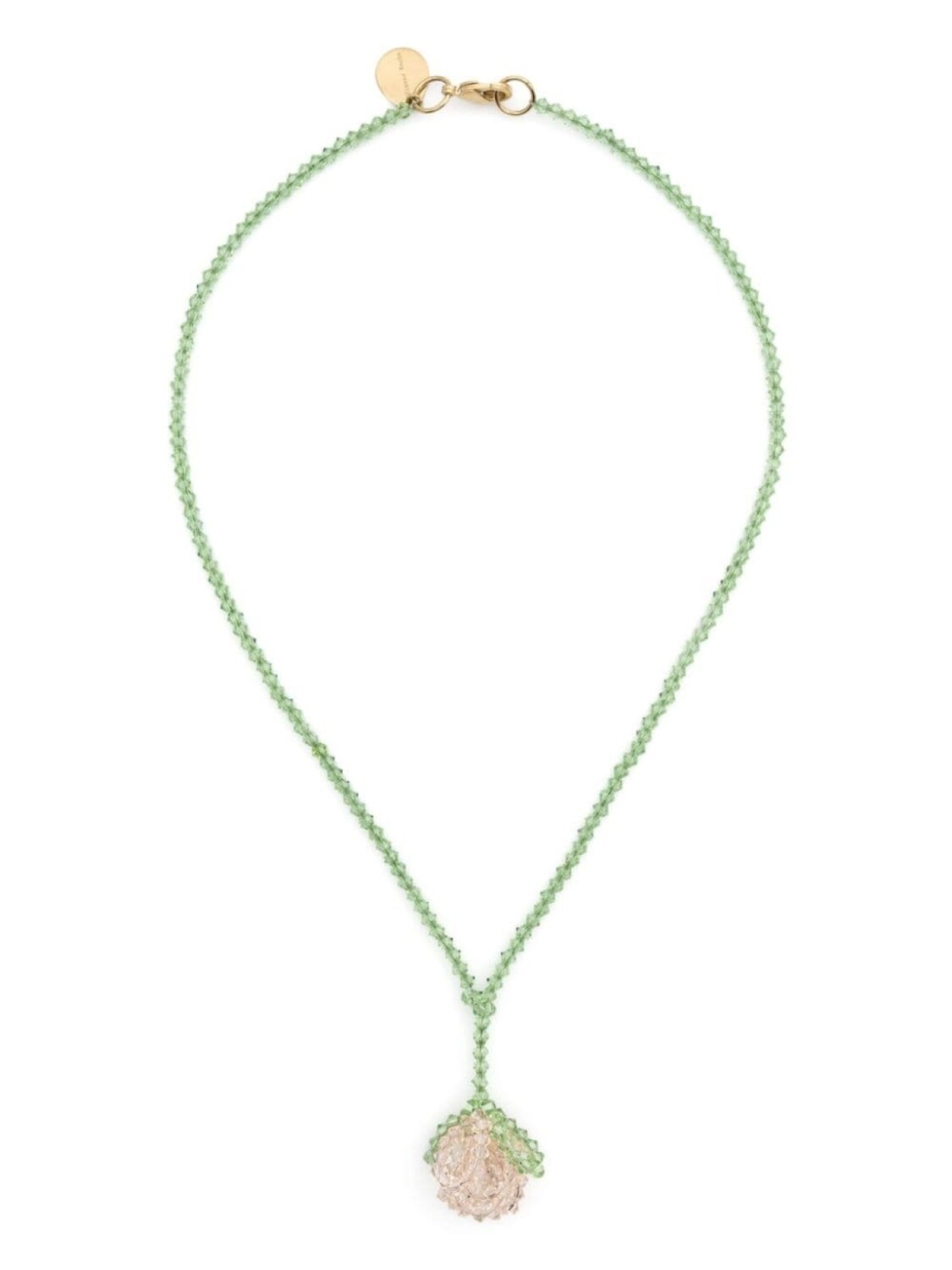 

Колье Cluster Flower с кристаллами Simone Rocha, зеленый