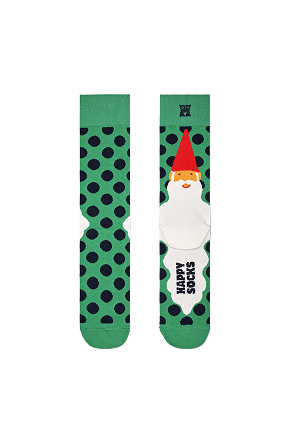

Носки женские Happy Socks с новогодним принтом, зеленый
