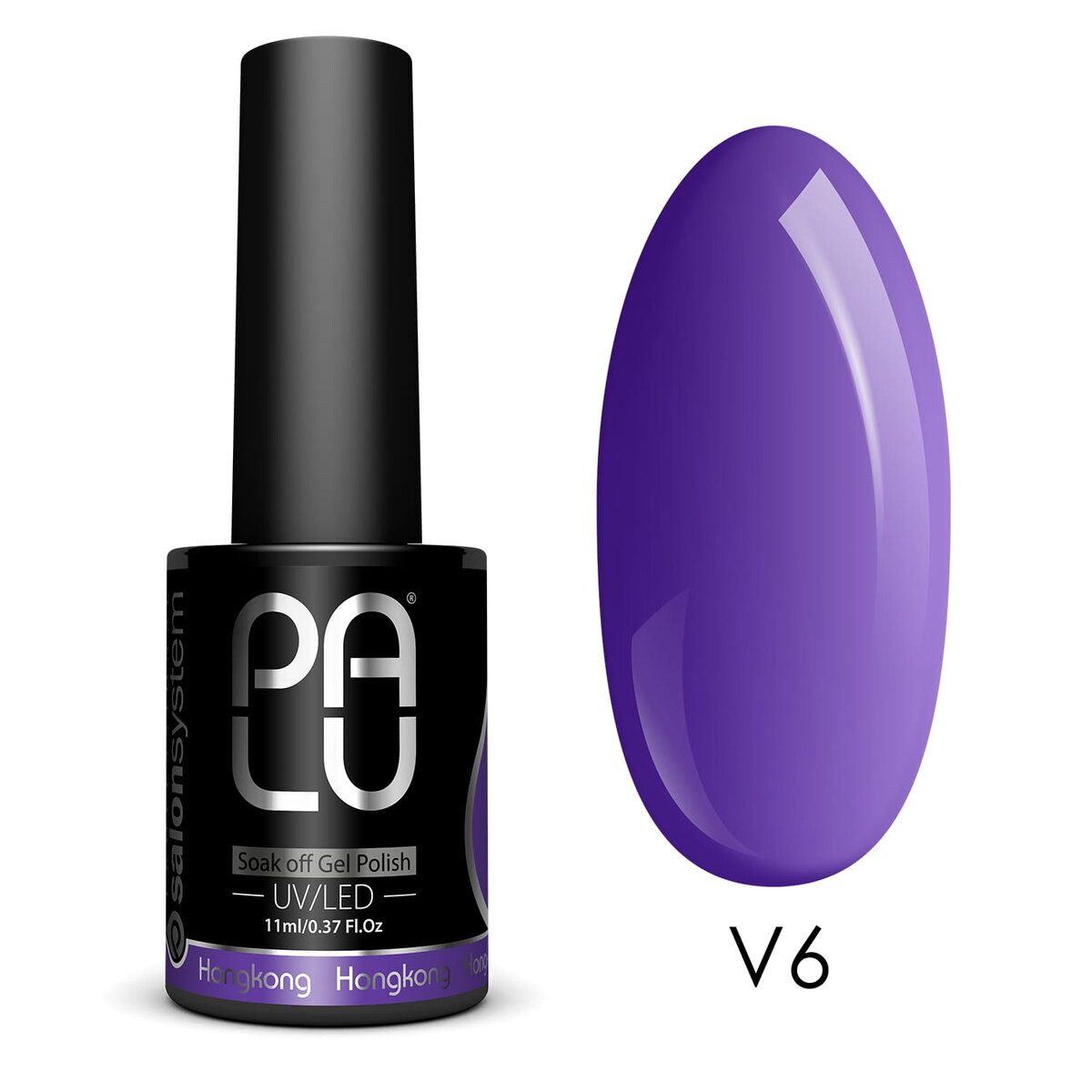 

Palu, Cosmetics, Гонконг, гибридный лак для ногтей, V6, 11 мл