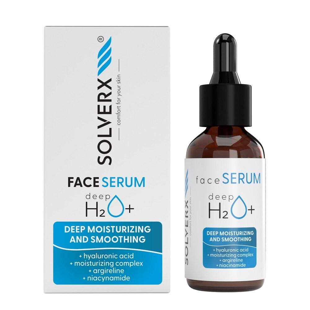 

SOLVERX, Сыворотка для лица Deep H2O+ 30мл