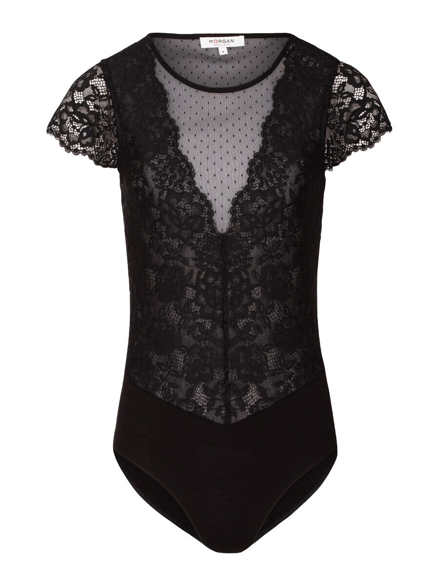 

Классический топ Morgan Shirt Bodysuit 201-DONAO.N, черный