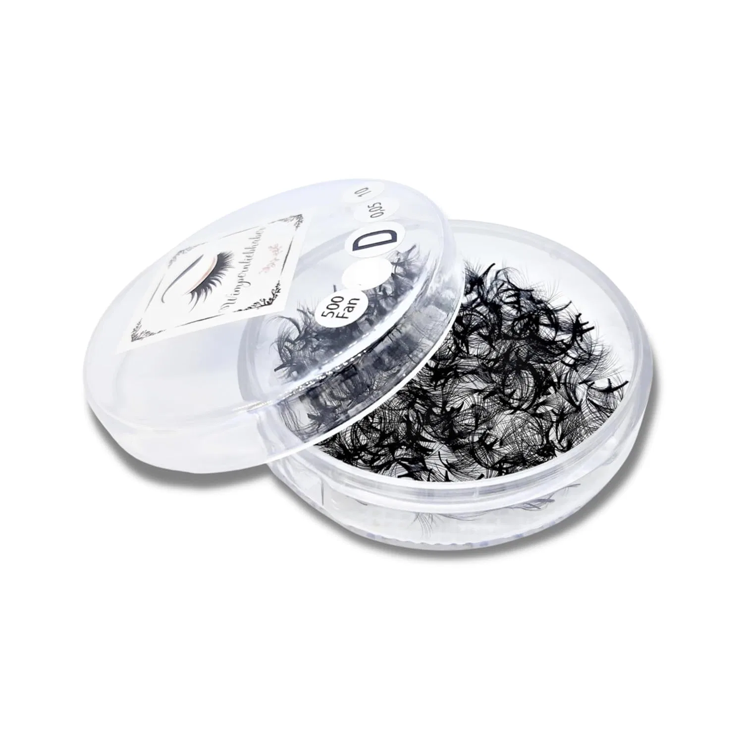 Накладные ресницы 5D для наращивания от Handmade Eyelash Fans Wimpernliebhaber
