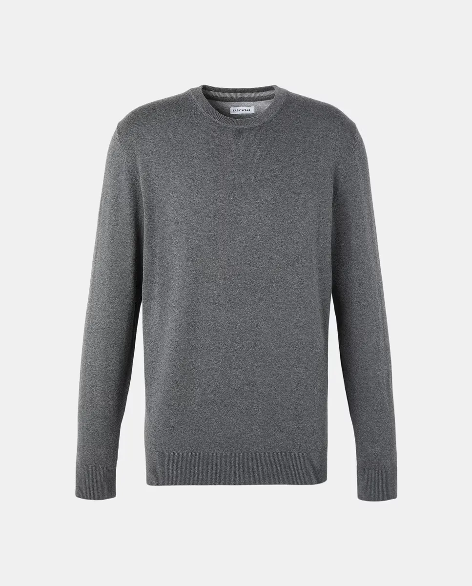 

Однотонный джемпер для мужчин Easy Wear, серый