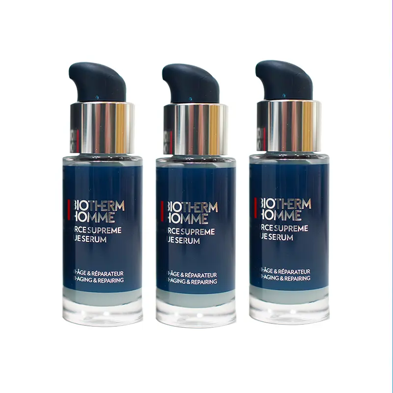 Мужская антивозрастная сыворотка для лица Biotherm Homme Force Supreme Blue Serum, 18 мл*8 — фото 3