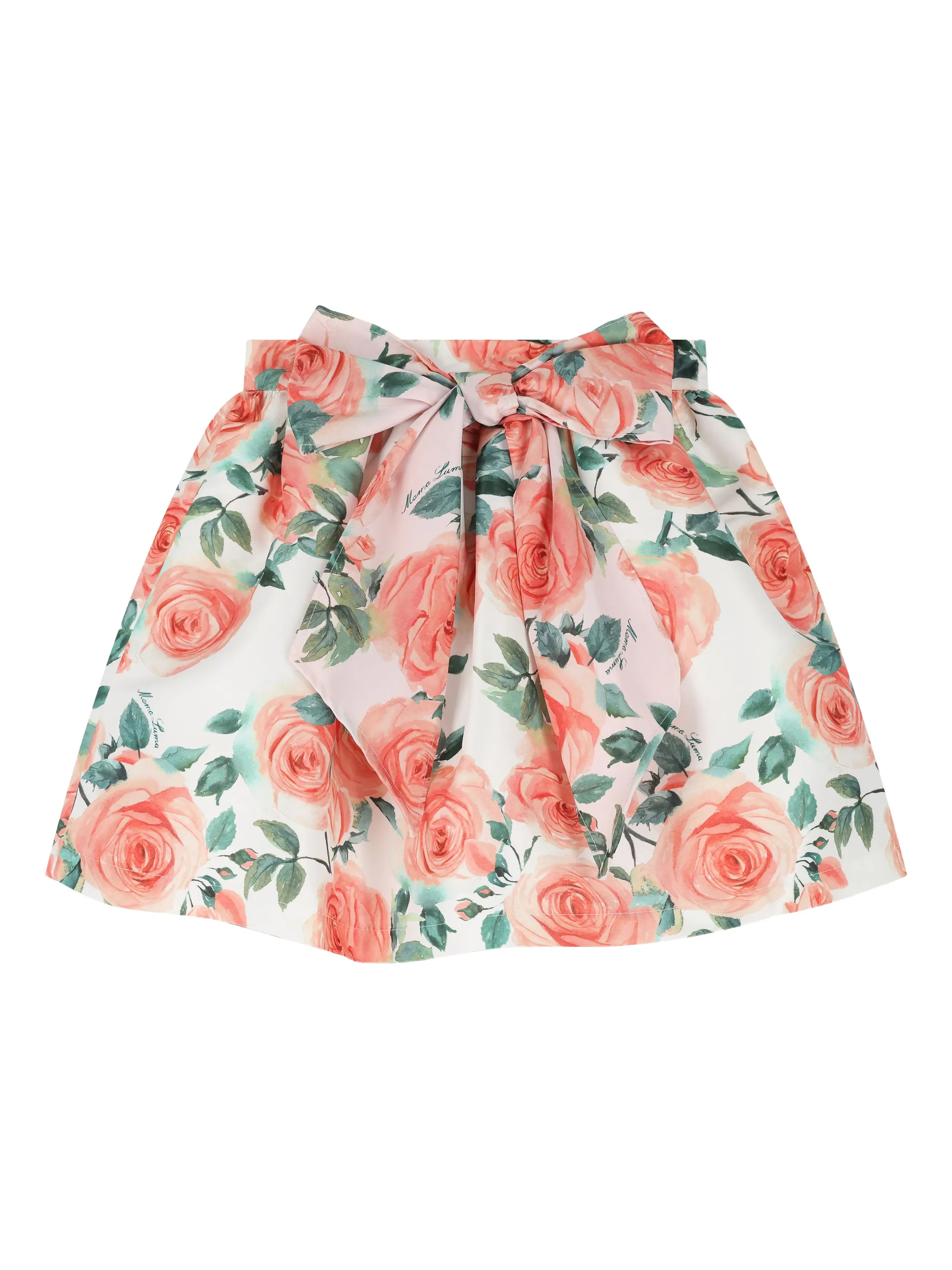 Комплект юбок из розового атласа Mama Luma Kids, белый — фото 4