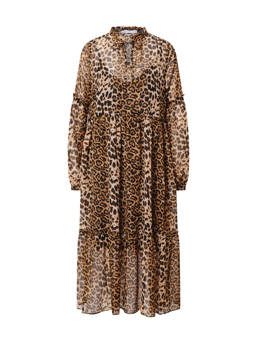 

Платье NA-KD, цвет Brown/Light brown