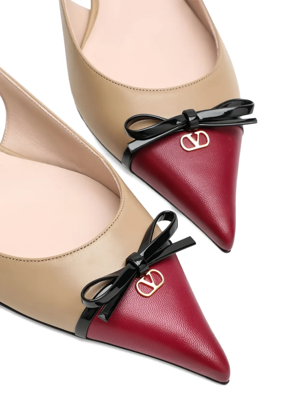 Туфли с ремешком на пятке VALENTINO GARAVANI, коричневый — фото 4