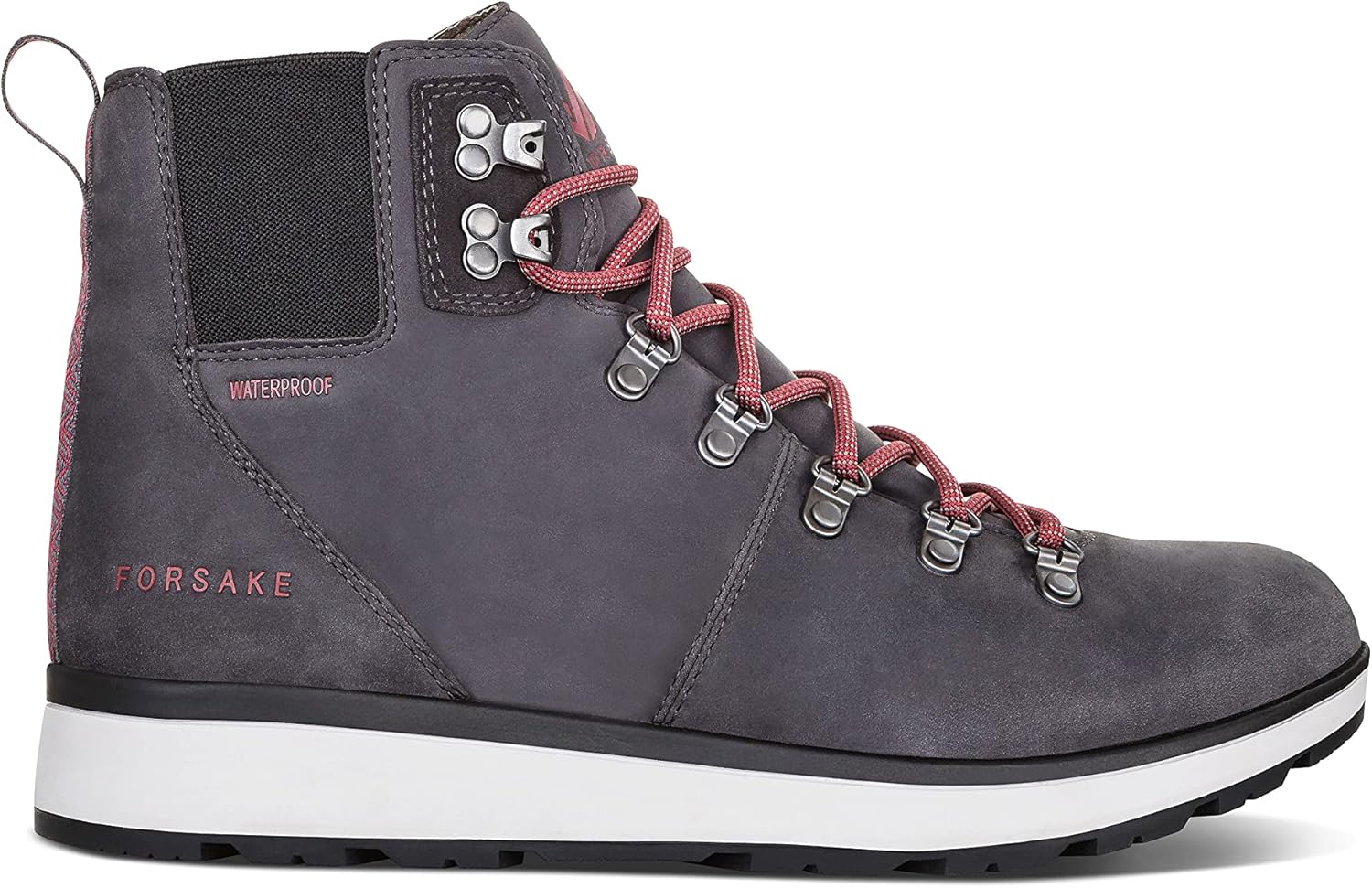 

Forsake Davos High - мужские водонепроницаемые премиальные кожаные ботинки, Gunmetal