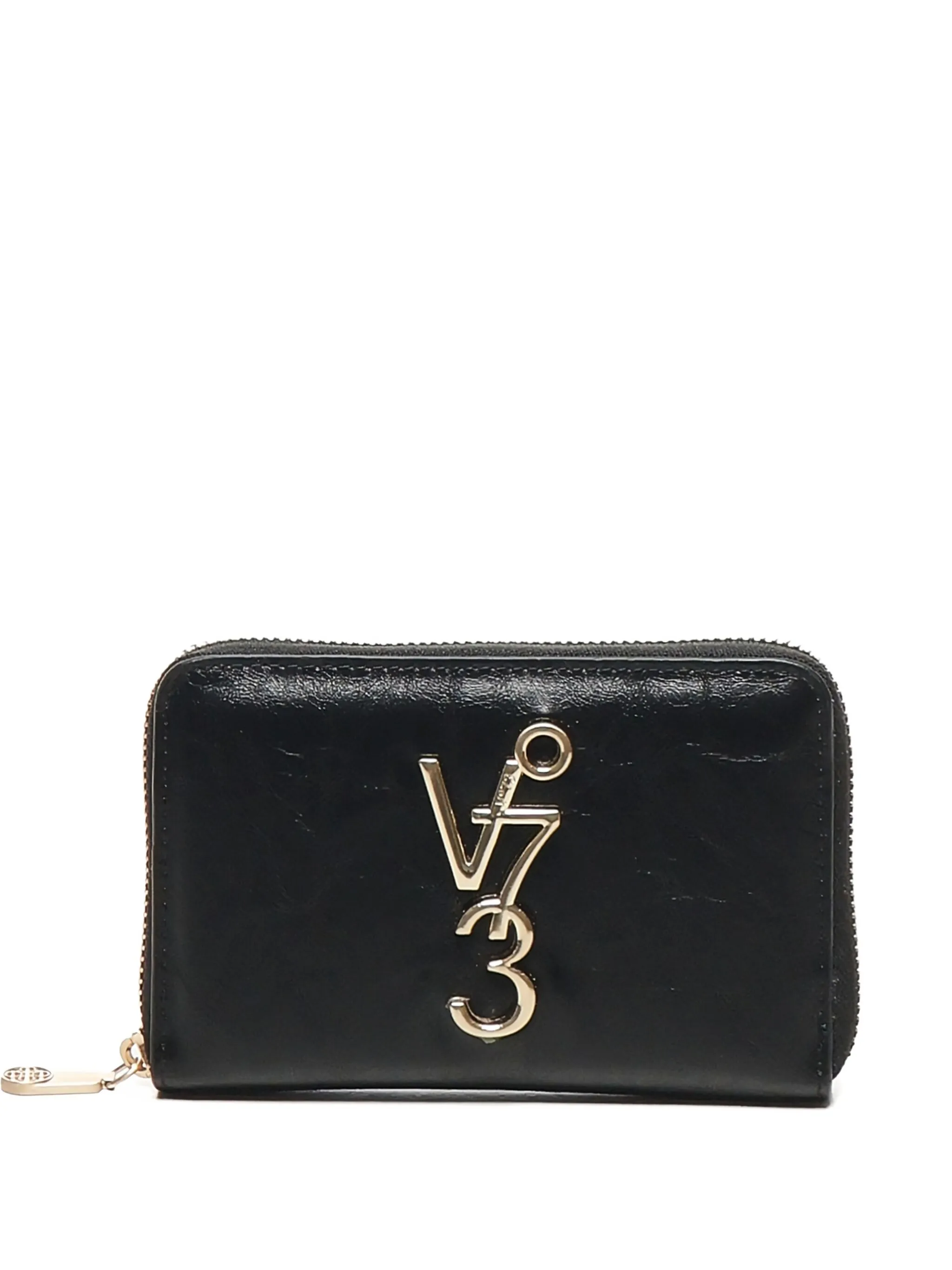 

Кошелек с круговой молнией и логотипом V°73, черный