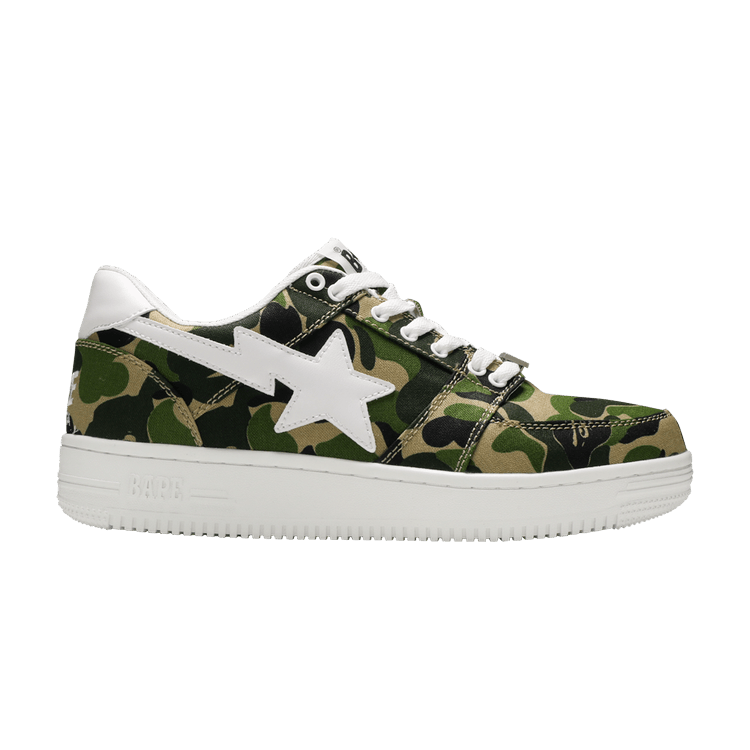 

Кроссовки BAPE Bapesta Low 'ABC Camo', зеленый