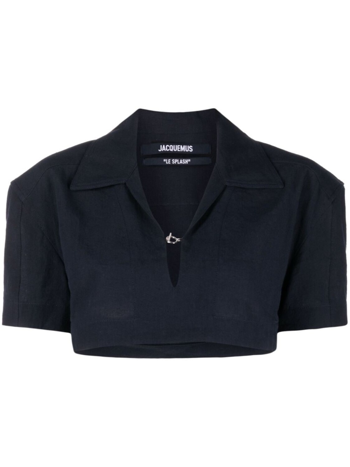 

Jacquemus укороченная рубашка, синий