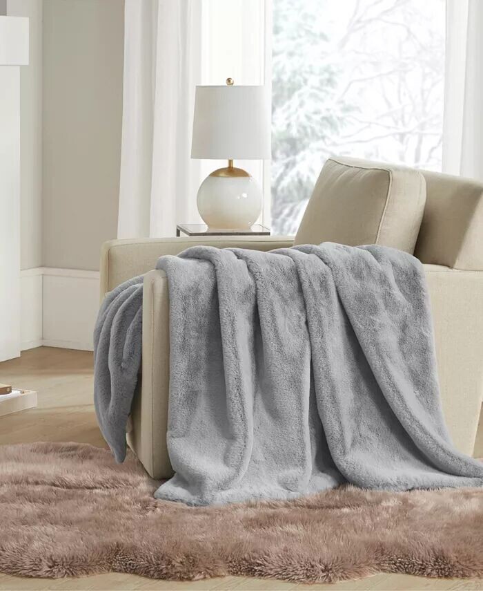 

Плед из искусственного меха Bristol Premium, 60 x 50 дюймов Madison Park, серый