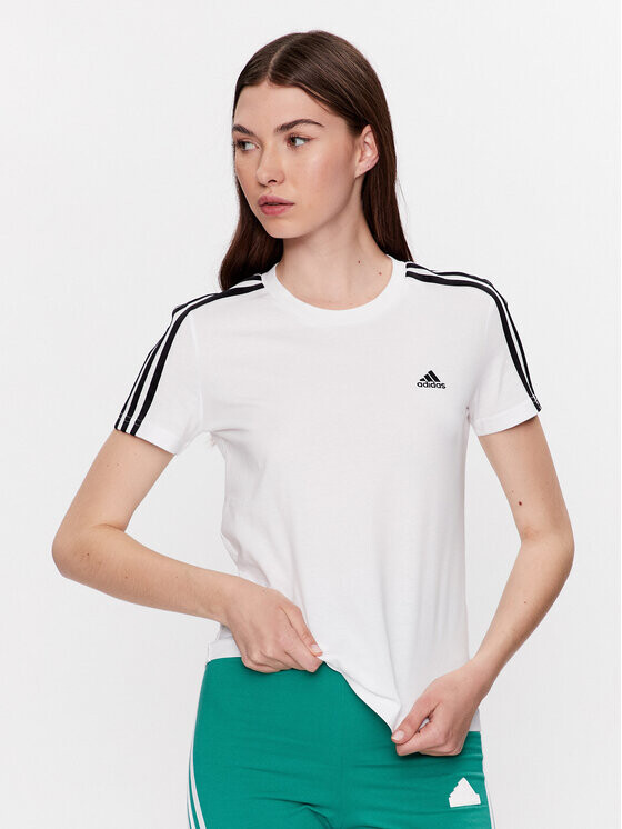 

Футболка узкого кроя Adidas, белый
