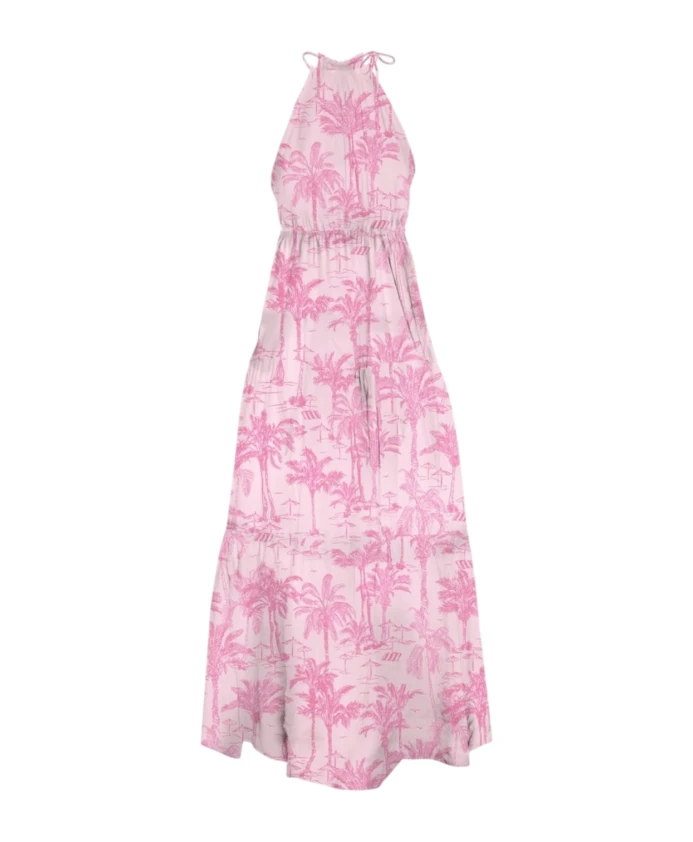 

Длинное платье Марьям Mc2 Saint Barth, розовый