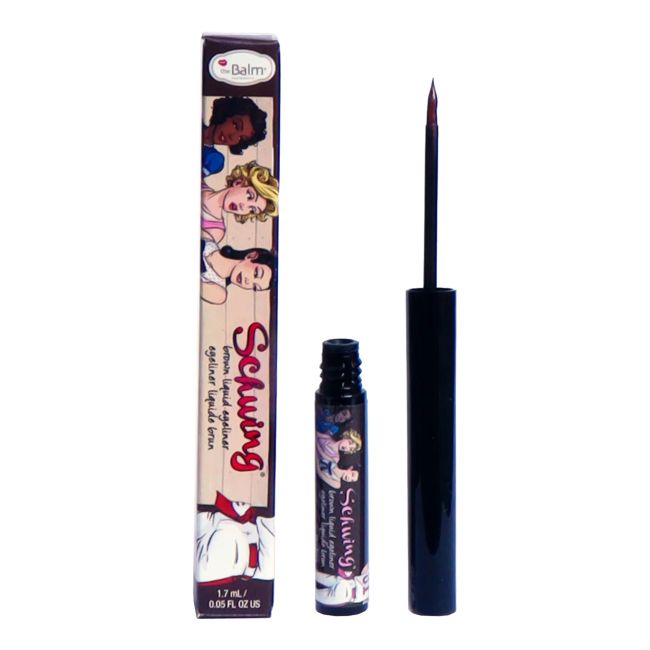

Жидкая подводка для глаз Schwing с ручкой The Balm, цвет brown, 1,7 мл