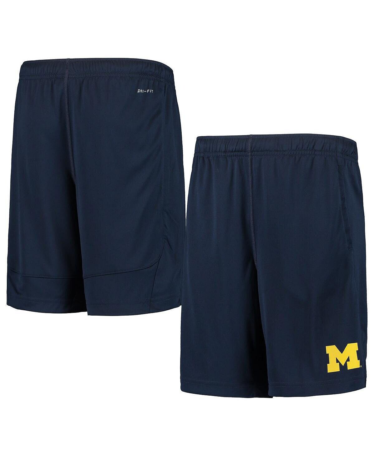 

Темно-синие шорты Big Boys Michigan Wolverines Performance Fly Nike