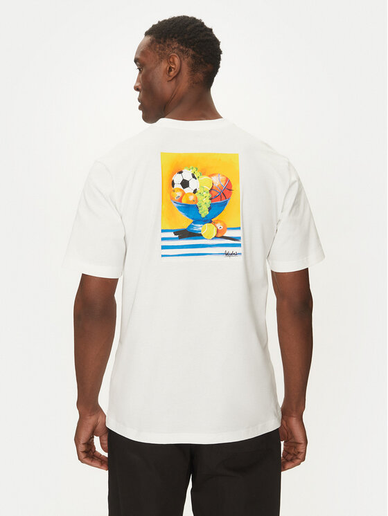 Футболка обычного кроя Lounge Still Life Bowl Graphic JJ3962 Adidas, белый — фото 3